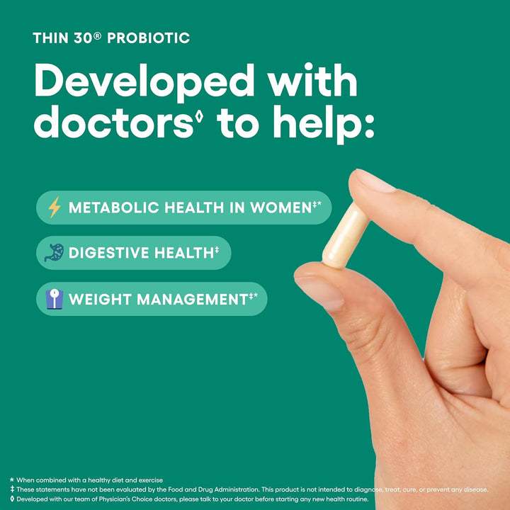 Physician’s CHOICE Probiotic Capsules with Probiotics & Green Tea