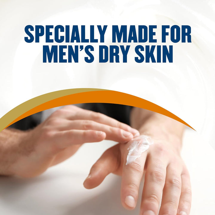 Gold Bond Men's Essentials Everyday Moisture Daily Body & Hand Lotion with Vitamin C, Formulated for Men's Dry Skin