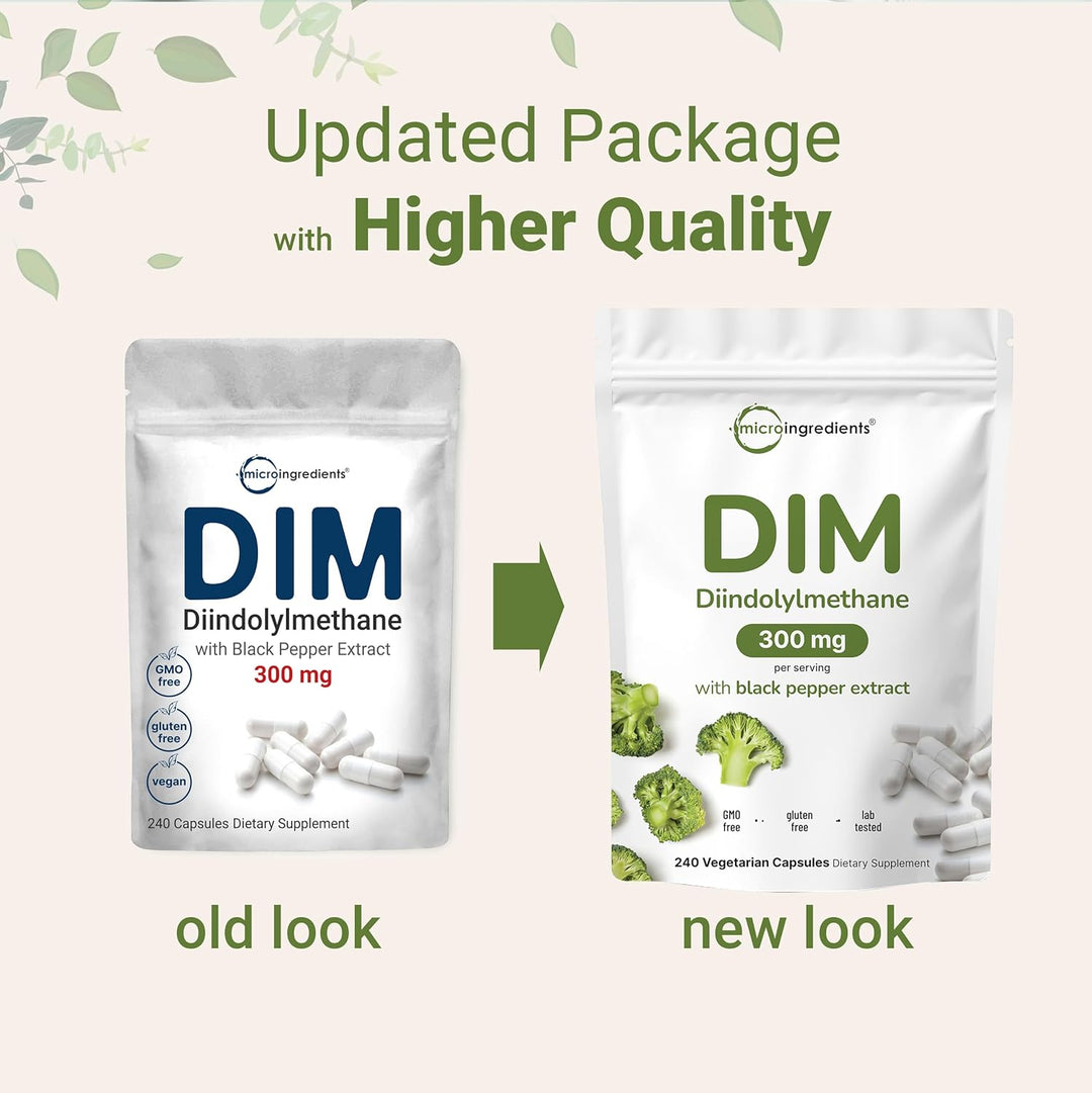 Micro Ingredients DIM Active Supplement 300 mg (240 Veggie Capsules)