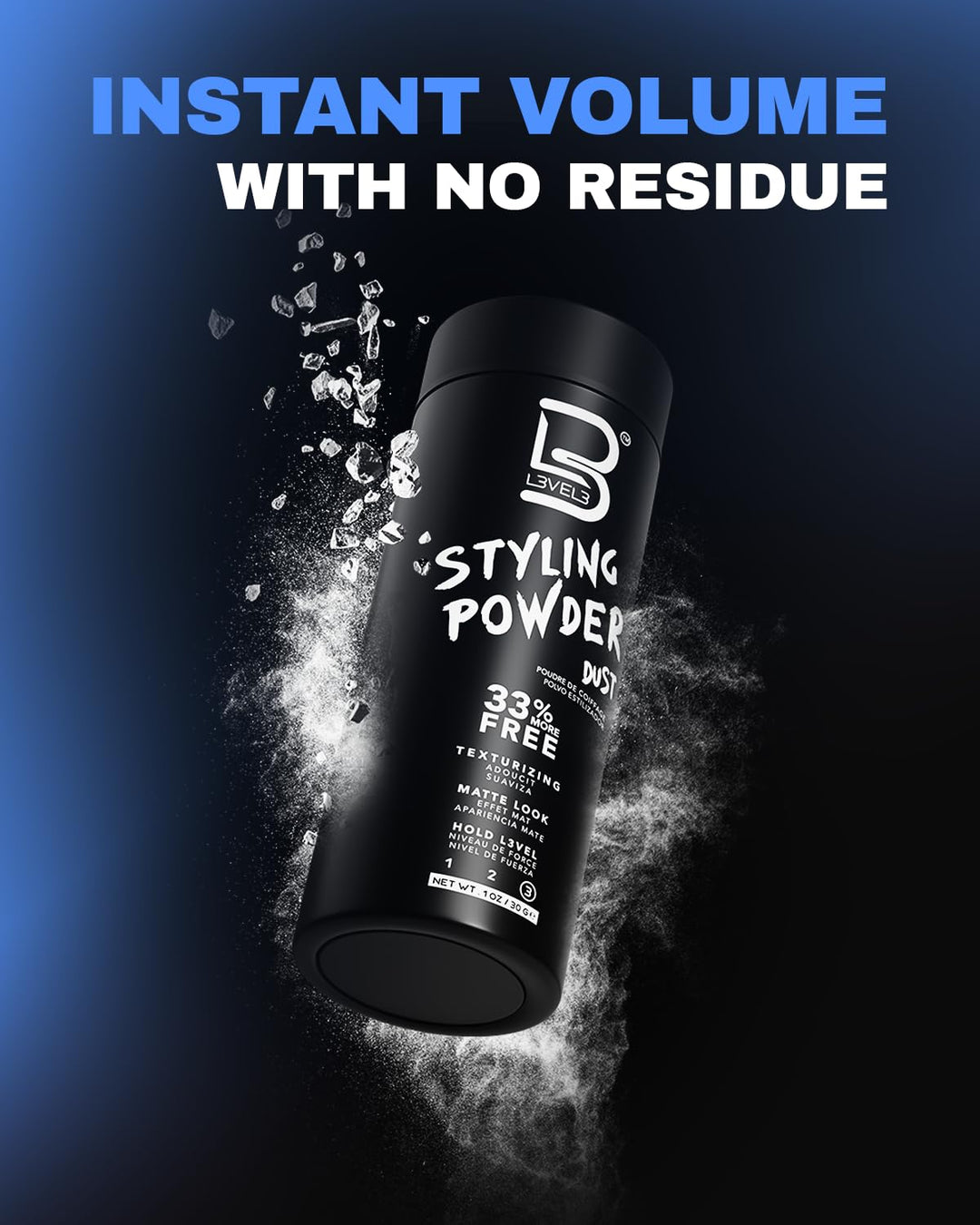 L3 Level 3 Hair Styling Powder Matte Finish 30g