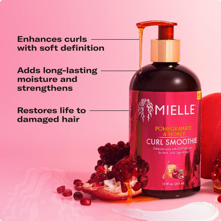 Mielle Pomegranate & Honey Curl Smoothie for Coily Hair 12oz