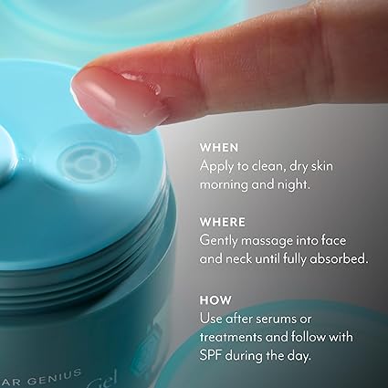 Bliss Clear Genius Gel Moisturizer with CLARITY 5 Complex – Lightweight Hydrating Formula, 1.7 fl oz