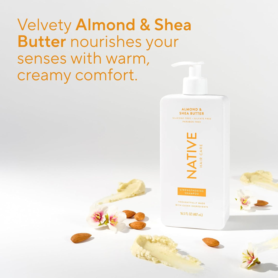 Native Shampoo & Conditioner Set – Almond & Shea Butter (2 × 16.5 fl oz)