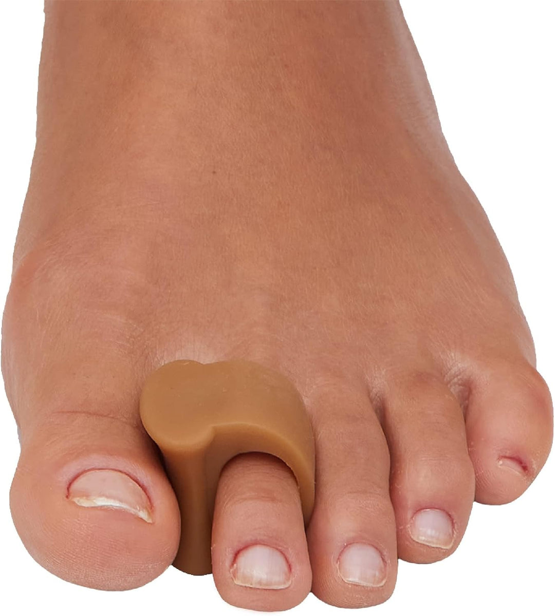 ZenToes Gel Toe Separators for Overlapping Toes & Bunions – Big Toe Alignment Corrector & Spacer – 4 Pack