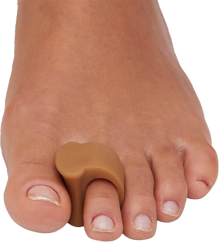 ZenToes Gel Toe Separators for Overlapping Toes & Bunions – Big Toe Alignment Corrector & Spacer – 4 Pack