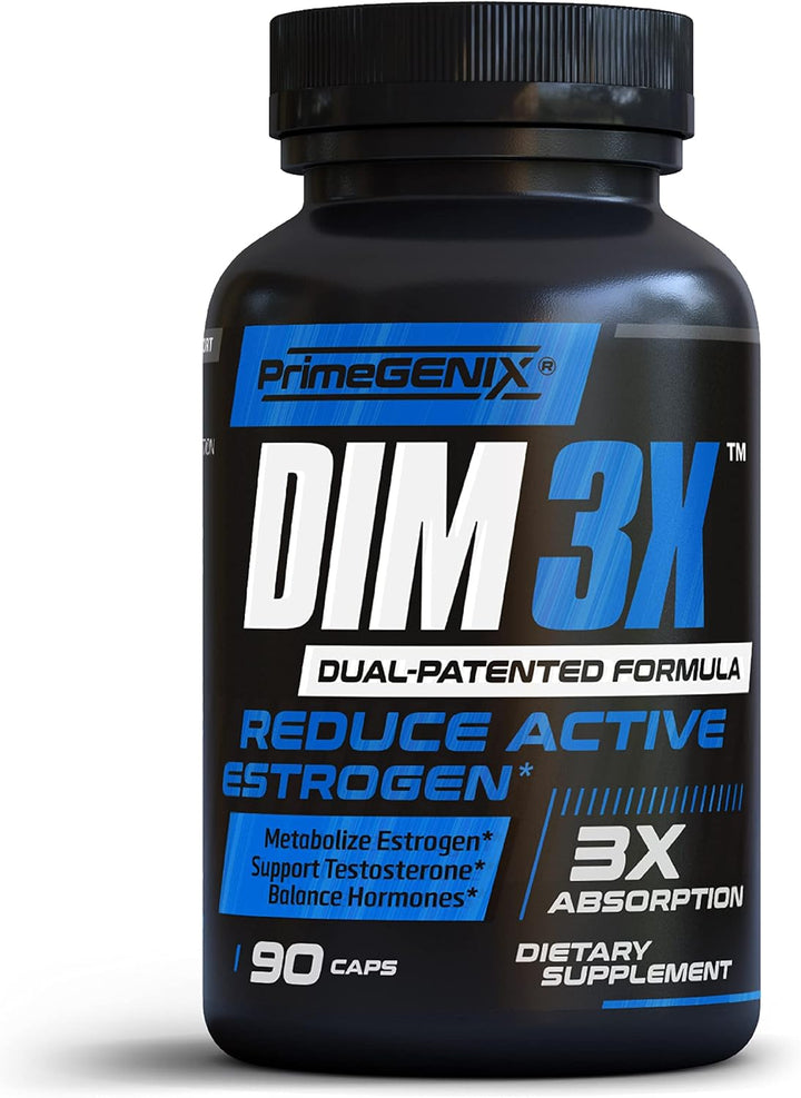 DIM 3X 200mg Supplement – 90 Capsules | With BioPerine & AstraGin | Plant-Based Extract