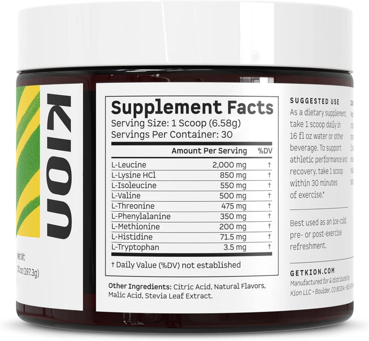 Kion Aminos Essential Amino Acids Supplement - Amino Acid Powder, Amino Energy Powder,