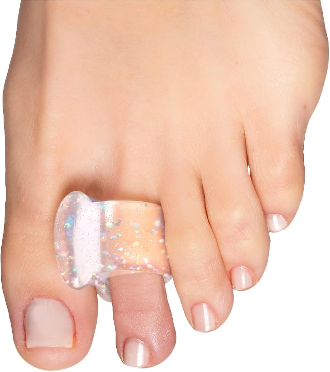 ZenToes Gel Toe Separators for Overlapping Toes & Bunions – Big Toe Alignment Corrector & Spacer – 4 Pack