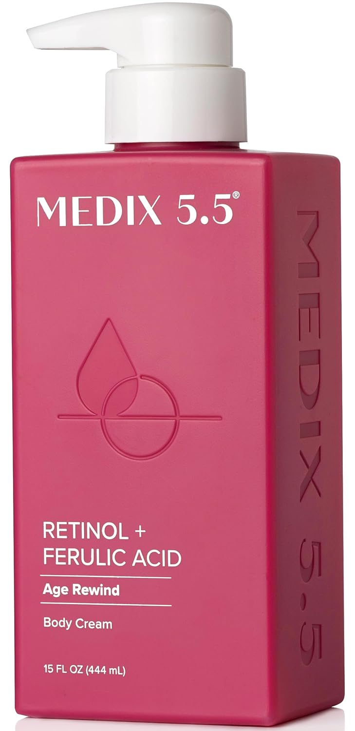 Medix 5.5 Retinol Body Lotion - Anti-Aging & Firming Crepey Skin Treatment (15 oz)