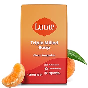 Lume Triple Milled Bar Soap, 5oz – Gentle Moisturizing Cleanser