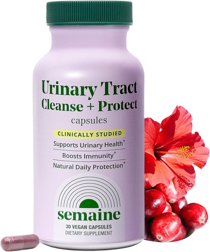 Semaine Urinary Tract Cleanse & Protect  | Cranberry & Hibiscus Supplement for Women