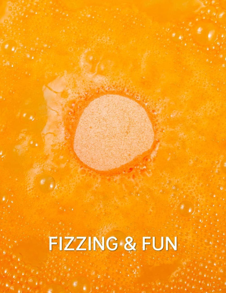 Aofmee Bath Bombs Gift Set – 7 Handmade Bubble Bath Fizzies with Essential Oils – Natural Spa Gift for Women & Kids