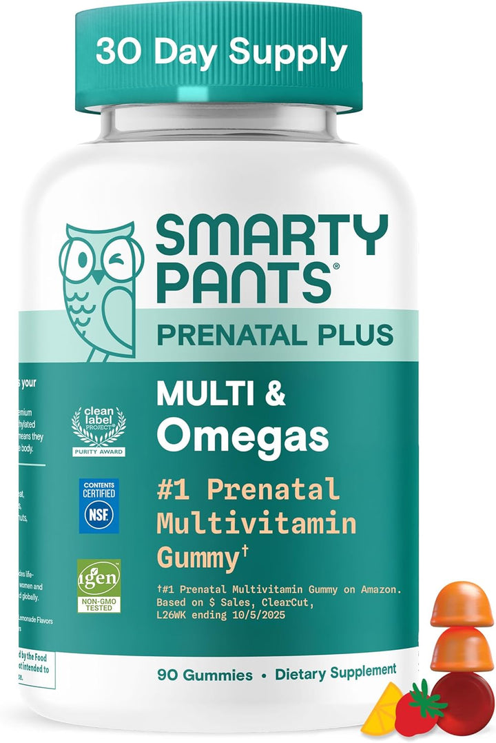 SmartyPants Prenatal Multivitamin Gummies - 90 count