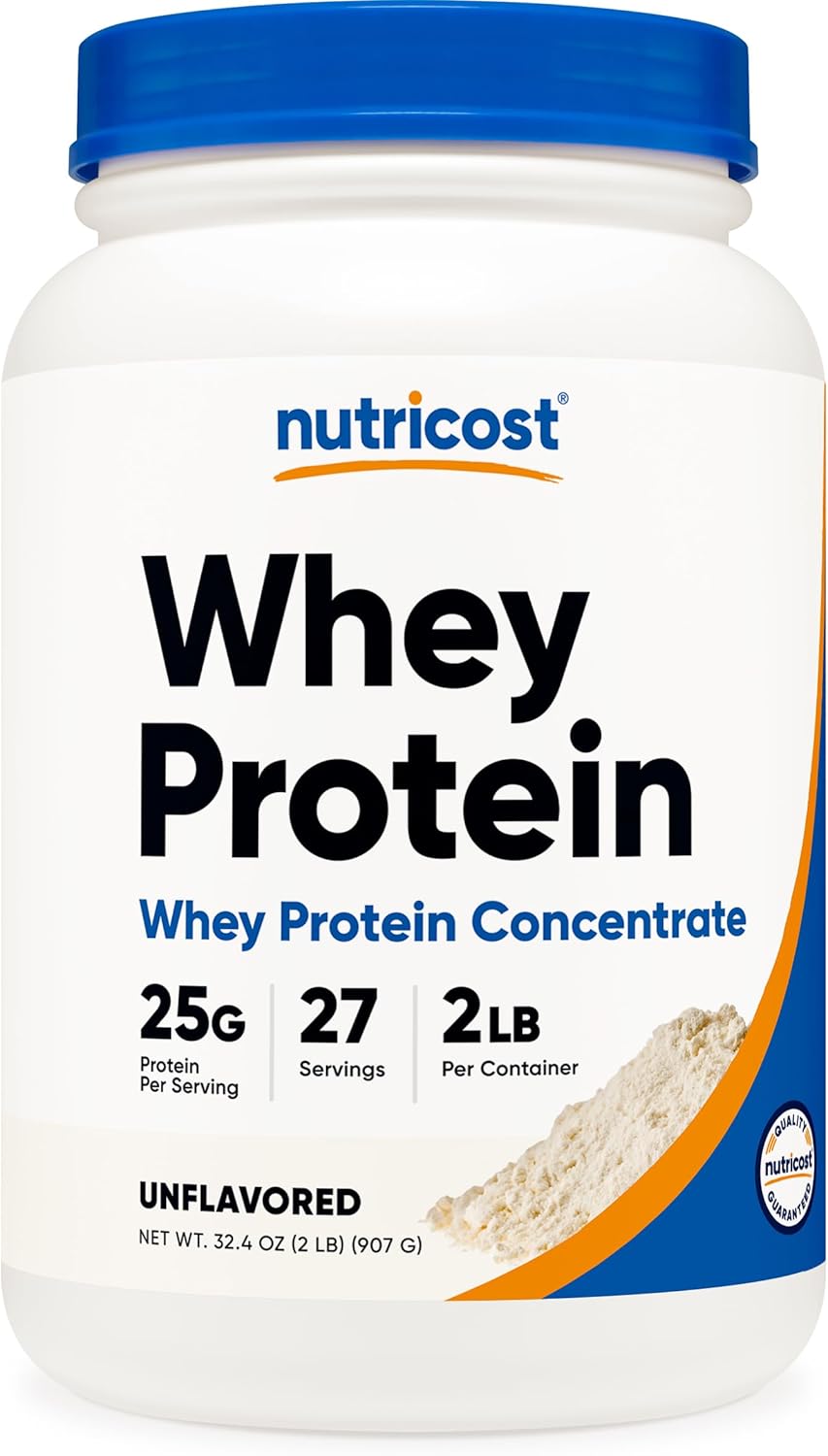 Nutricost Whey Protein Isolate, 2 lb, 25 Servings