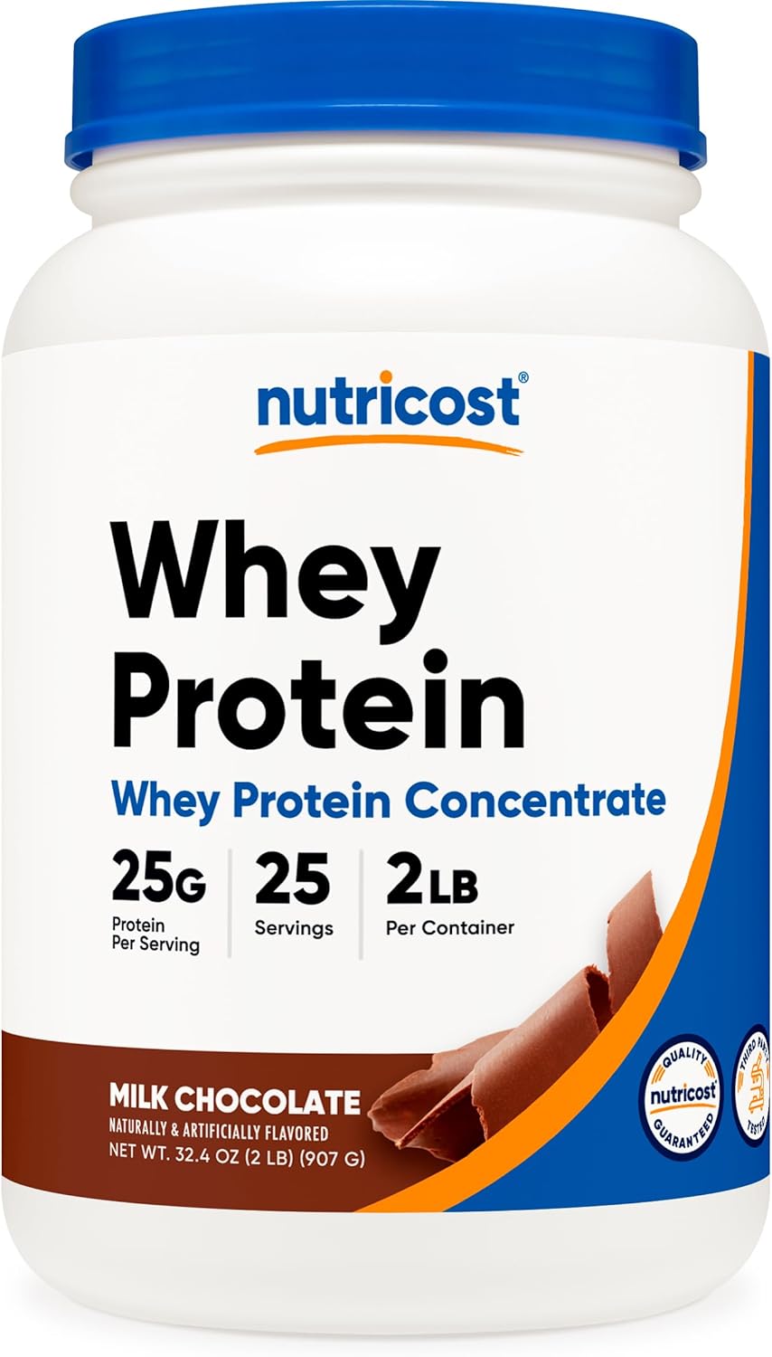 Nutricost Whey Protein Isolate, 2 lb, 25 Servings