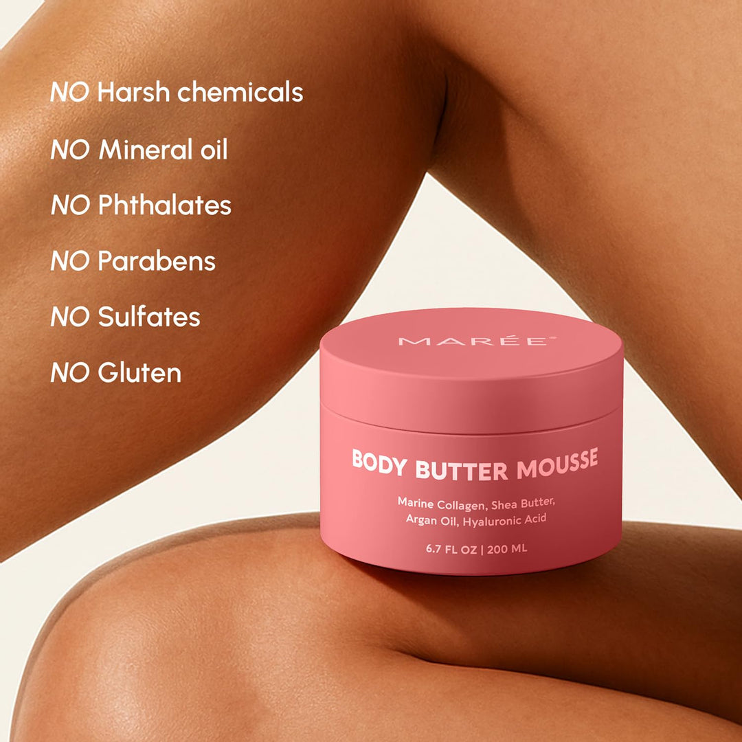 MAREE Whipped Body Butter Mousse - Made for Dry Skin in GCC Climate