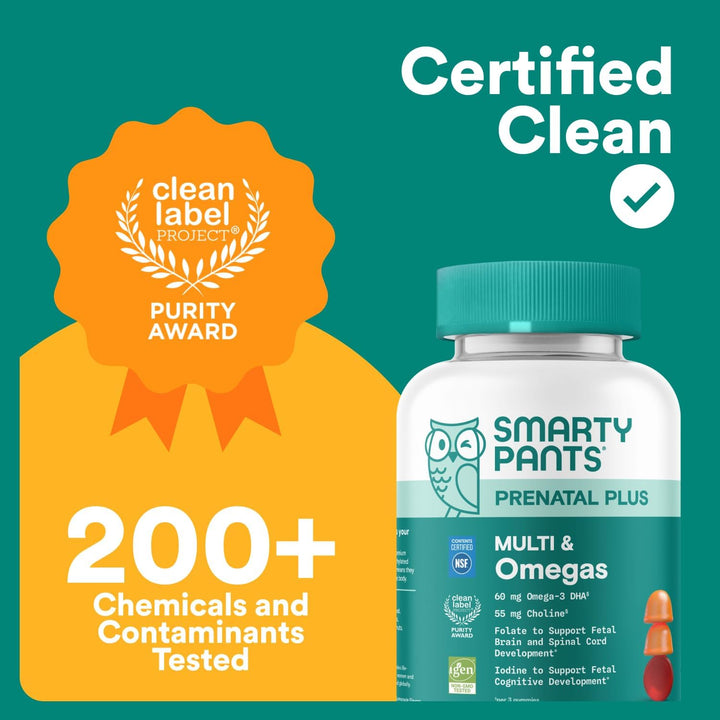 SmartyPants Prenatal Multivitamin Gummies - 90 count