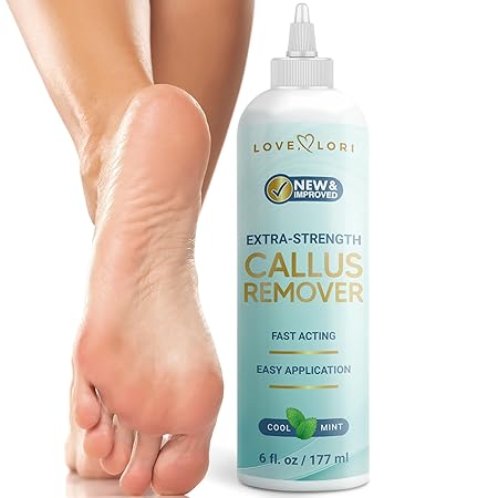 LOVE LORI Callus Remover for Feet (Extra Strength) Foot Callus Remover Gel