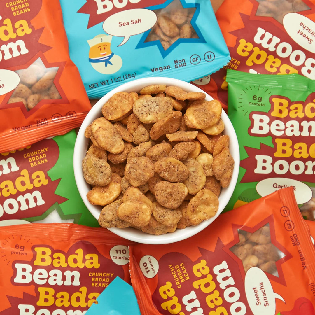 Bada Bean Bada Boom Crunchy Roasted Fava Bean Snacks – 1oz (Pack of 24)