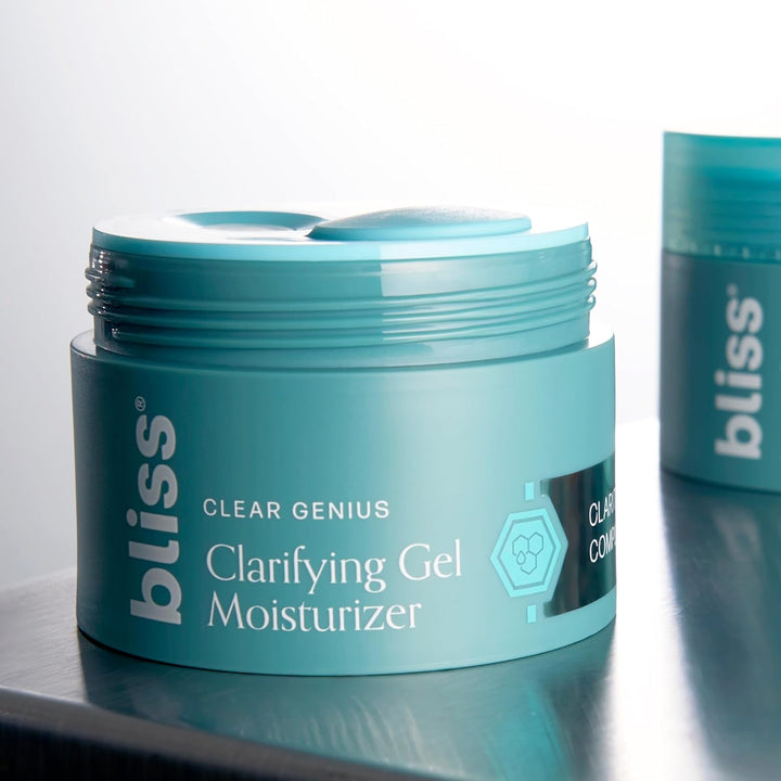 Bliss Clear Genius Gel Moisturizer with CLARITY 5 Complex – Lightweight Hydrating Formula, 1.7 fl oz