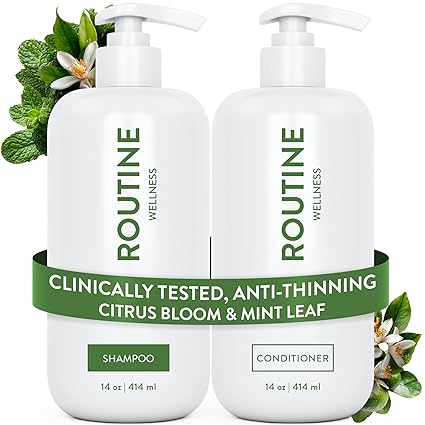 Routine Wellness Anti-Thinning Shampoo & Conditioner Set for Thinning Hair