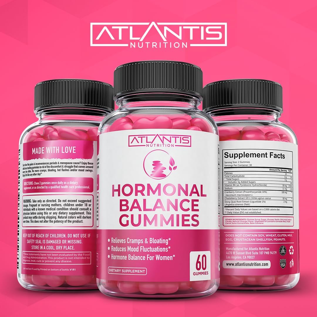 Atlantis Nutrition Hormonal Balance Gummies for Women