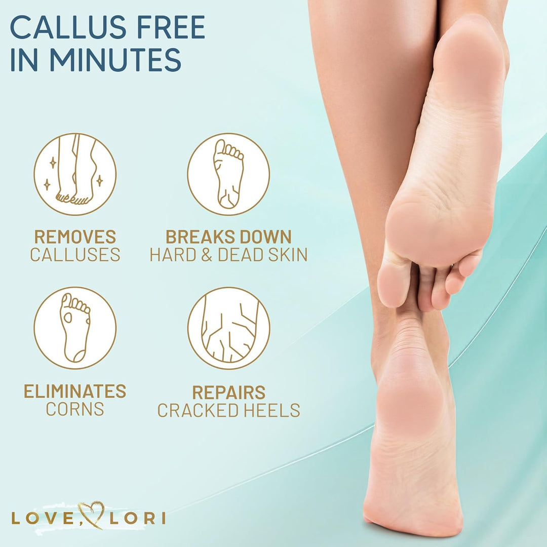 LOVE LORI Callus Remover for Feet (Extra Strength) Foot Callus Remover Gel