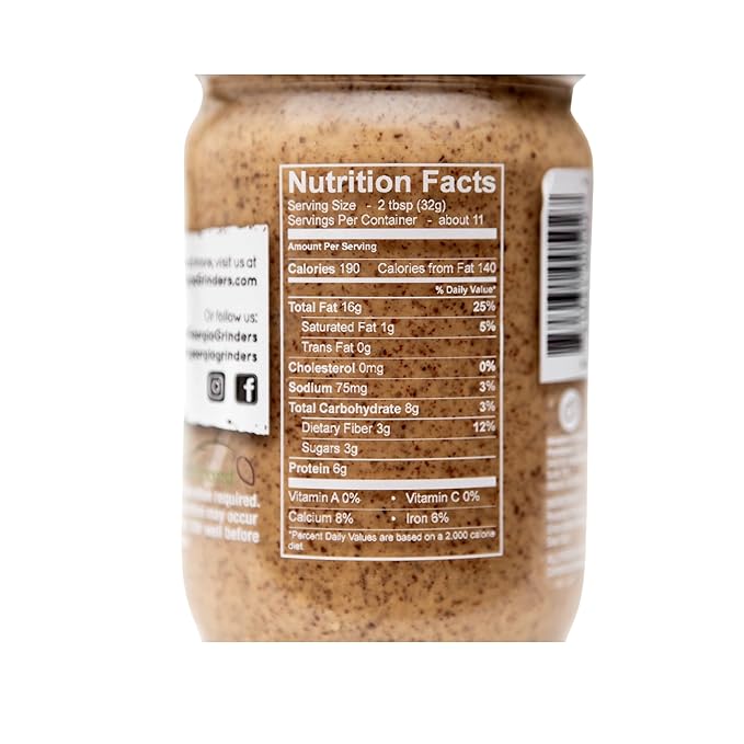 Georgia Grinders Honey Roasted Almond Butter , 340g , Natural & Kosher