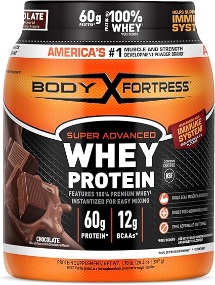 Body Fortress Whey Protein Powder – 1.78 lb