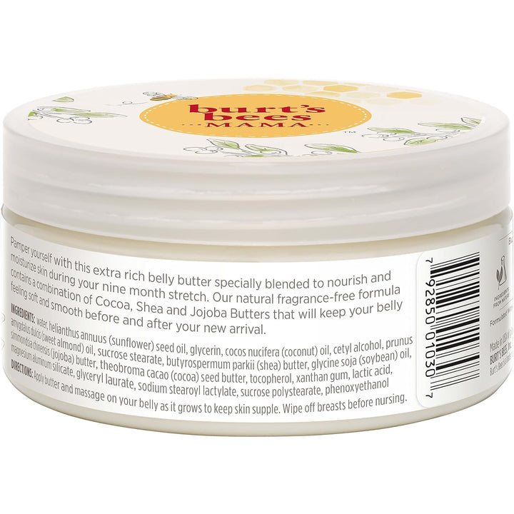 Burt's Bees Mama Belly Butter with Shea and Cocoa Butters, 6.5 oz