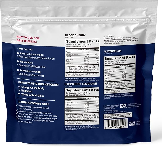 عبوات مسحوق شراب كيتونات خارجية BHB