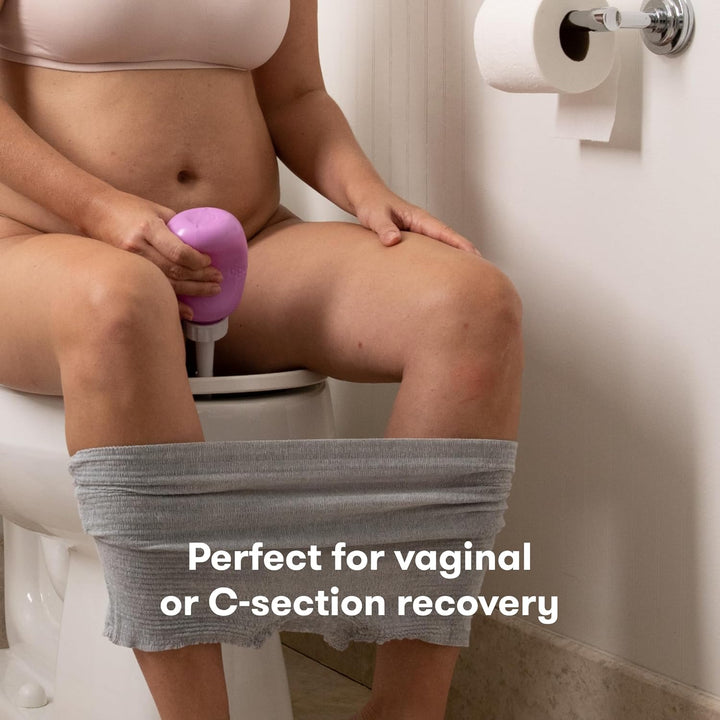 Frida Mom Upside Down Peri Bottle for Postpartum Care, Portable Bidet