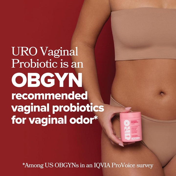 O Positiv URO Vaginal Probiotics for Women pH Balance with Prebiotics & Lactobacillus Probiotic Blend - Vaginal Health Supplement - Promote Healthy Vaginal Odor & Vaginal Flora, 60 Count