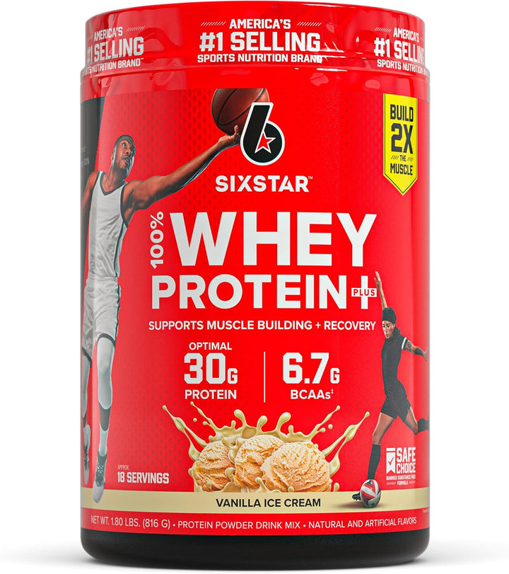 Six Star Whey Protein Plus | Whey Isolate Blend with 30g Protein