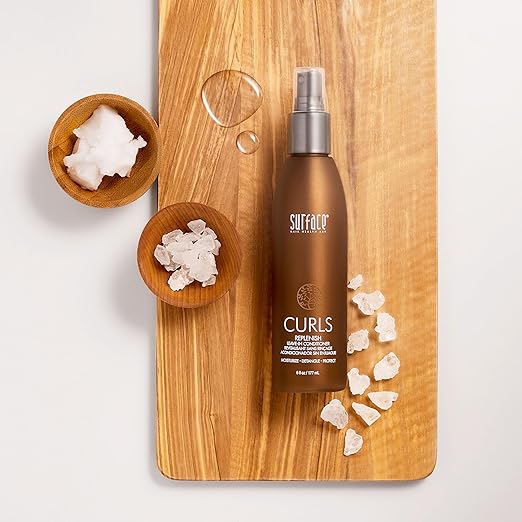 SURFACE Hair - Curls Replenish Leave In Conditioner - Sulfate Free and Paraben Free Natural Hair Moisture 6oz