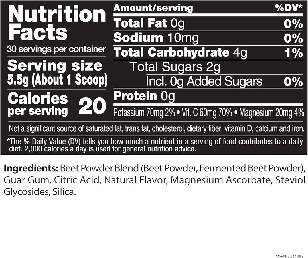 Nature Fuel Power Beets Powder Mixed Berry