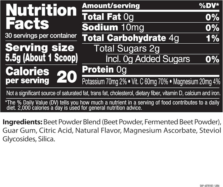 Nature Fuel Power Beets Powder Mixed Berry
