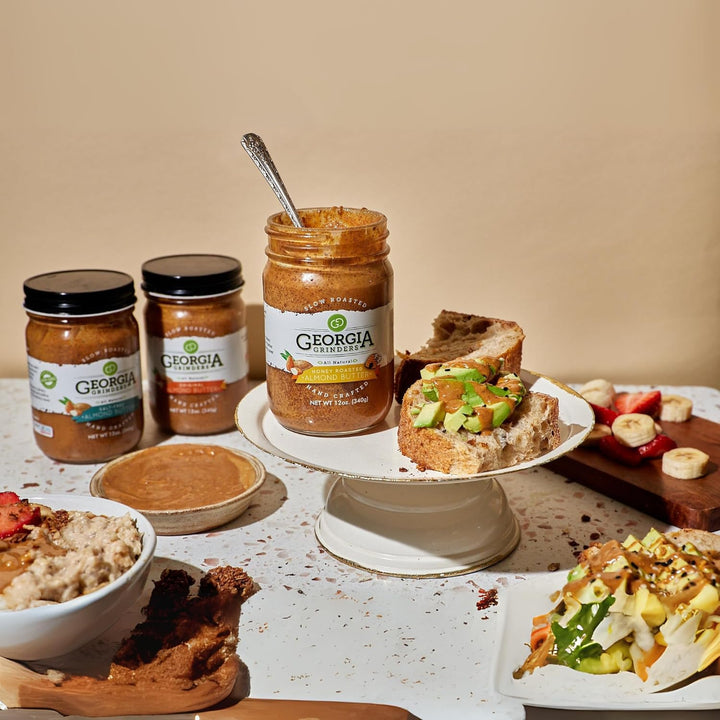 Georgia Grinders Honey Roasted Almond Butter , 340g , Natural & Kosher