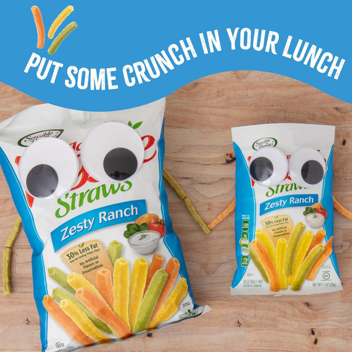 Sensible Portions Veggie Straws – Variety Pack, 1oz (Pack of 24)
