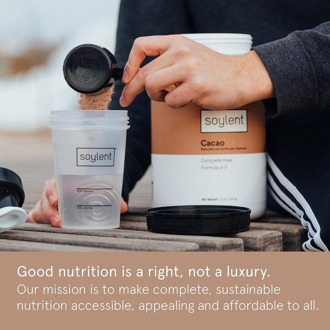 Soylent Complete Nutrition Protein Powder – Plant-Based Meal Replacement, 20g Protein, 36.8oz