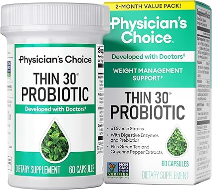 Physician’s CHOICE Probiotic Capsules with Probiotics & Green Tea