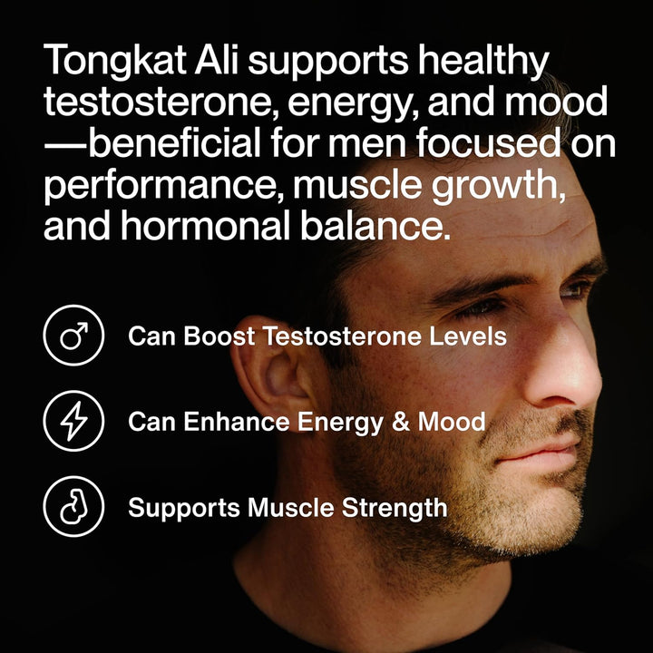 Momentous Tongkat Ali – Herbal Root Powder for Men & Women | 400 mg | 30 Servings