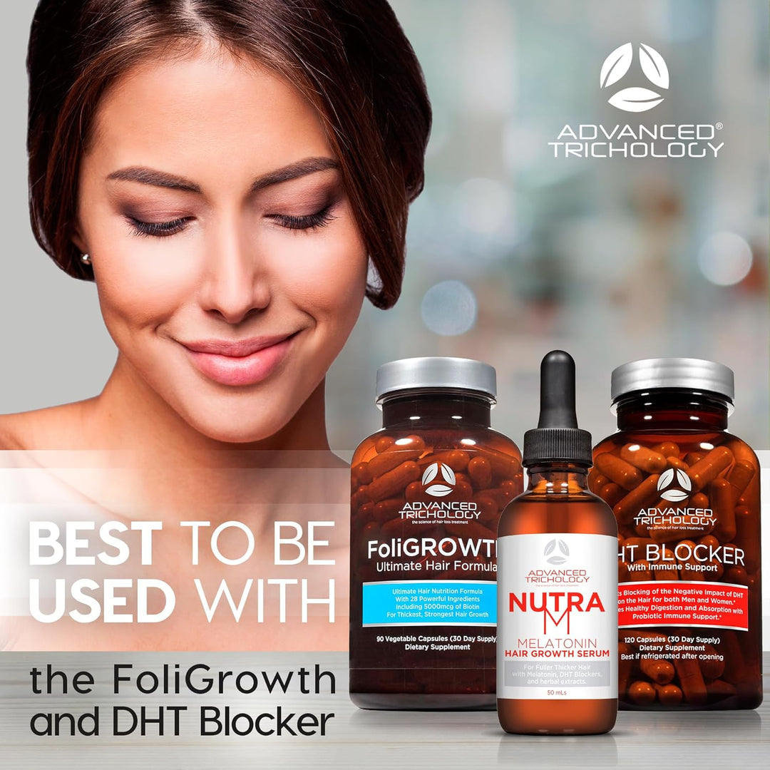 Advanced Trichology NutraM™ Hair Serum – Hydrating & Nourishing Scalp & Hair Serum for Men & Women – 2 fl oz