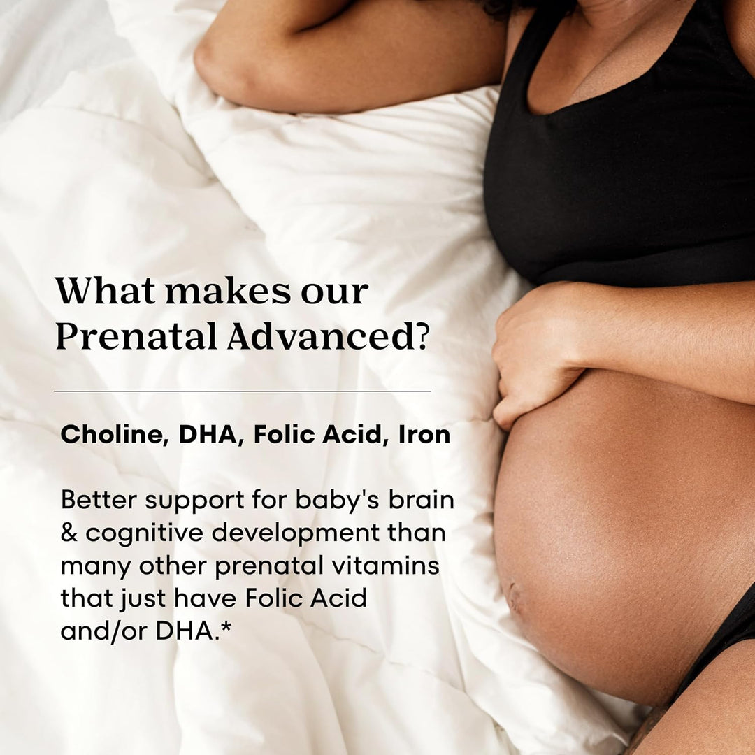 One A Day Prenatal Advanced Vitamins – 120 Count (60 Softgels + 60 Tablets)