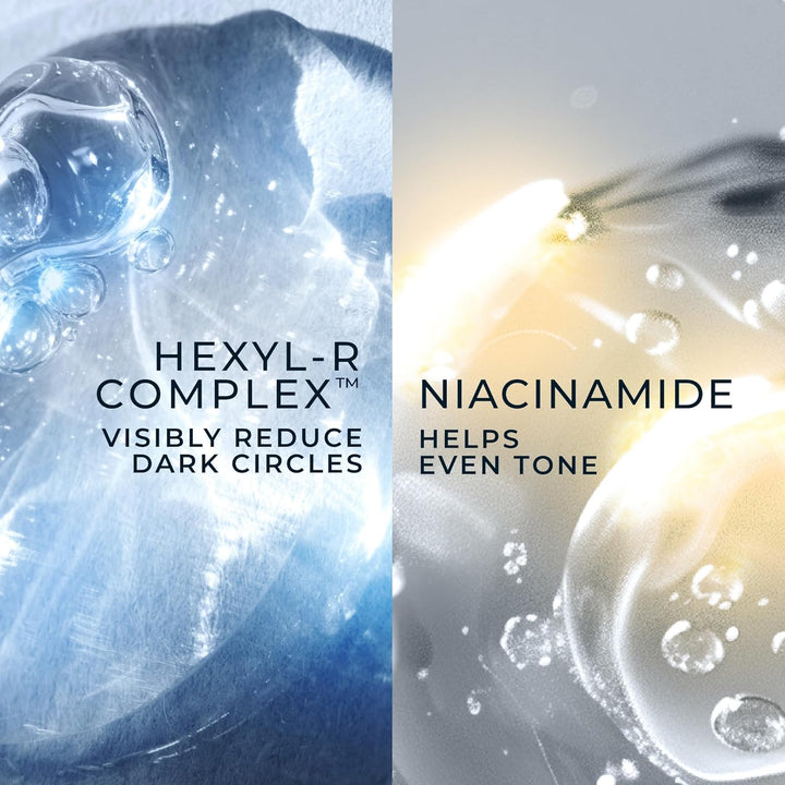 RoC Multi Correxion 5-in-1 Anti-Aging Eye Cream – For Puffiness, Under-Eye Bags & Dark Circles  (0.5 oz) + Night Cream Packette