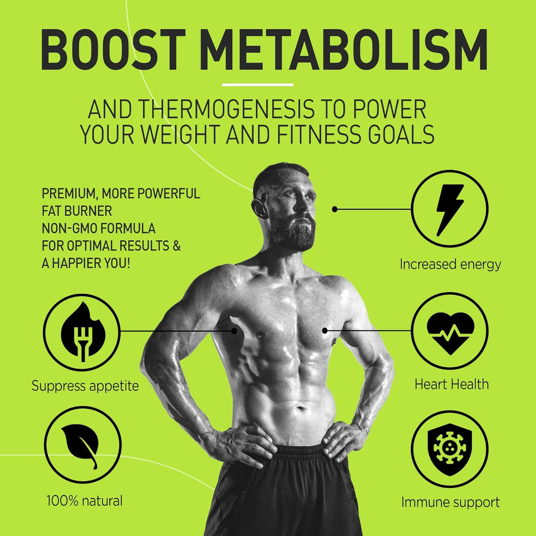 Green Tea Extract Supplement with EGCG, Antioxidant Support, Capsules for Men & Women