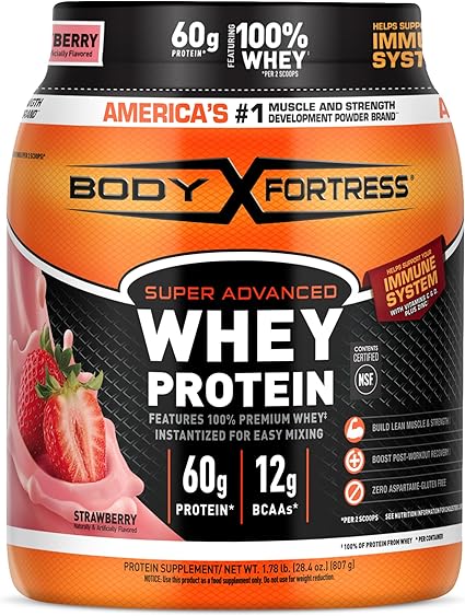 Body Fortress Whey Protein Powder – 1.78 lb