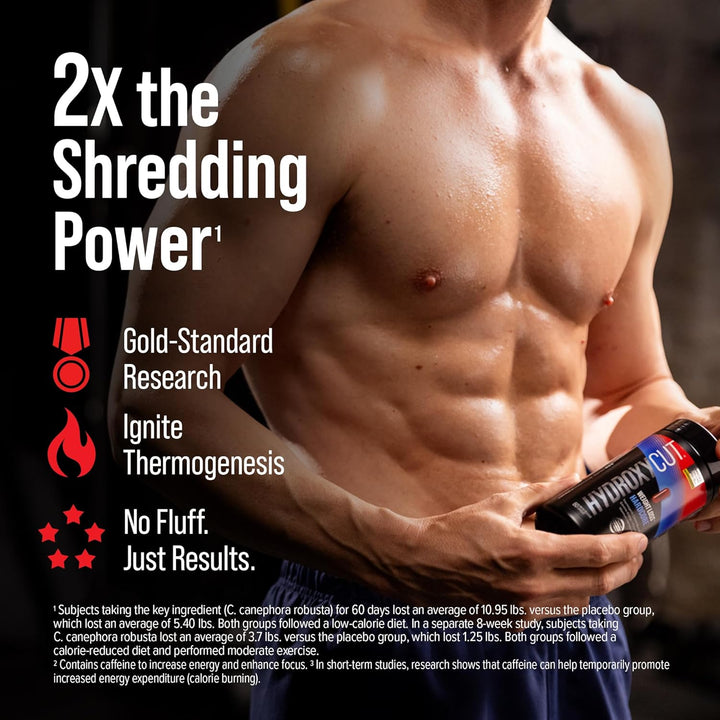 Hydroxycut Hardcore Thermogenic Energy & Focus Capsules – 60 Rapid-Release Capsules