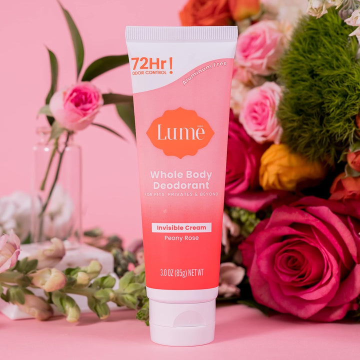 Lume Aluminum-Free Whole Body Deodorant Cream - 72hr Odor Defense 3 oz