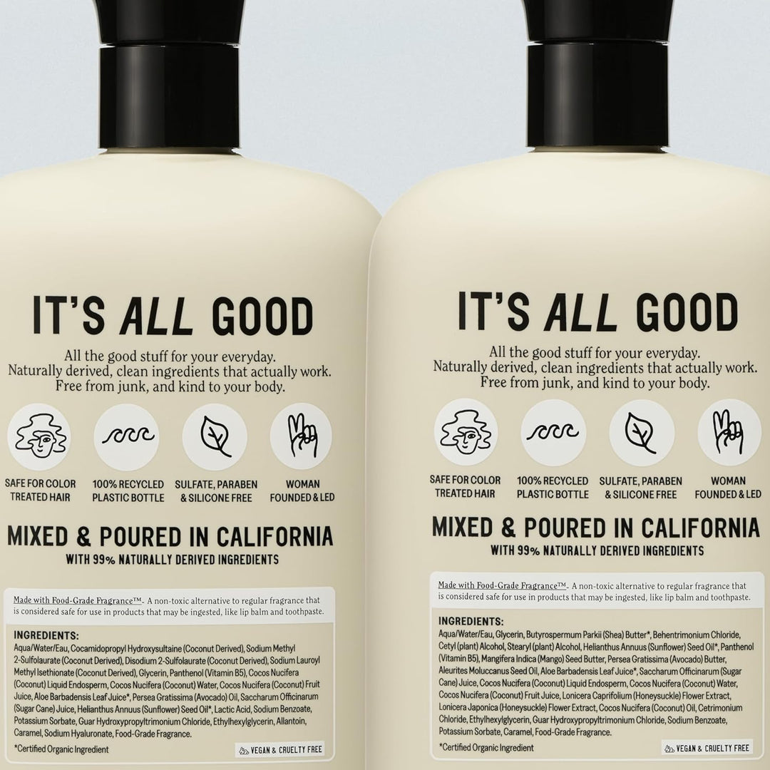 California Naturals Shampoo & Conditioner Set – Toasted Coconut (20 fl oz)